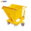 Forklift and Hand-Push Dual-Use Material Bucket
