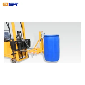 Lightweight Forklift Oil Drum Clamps with Detachable Bracket