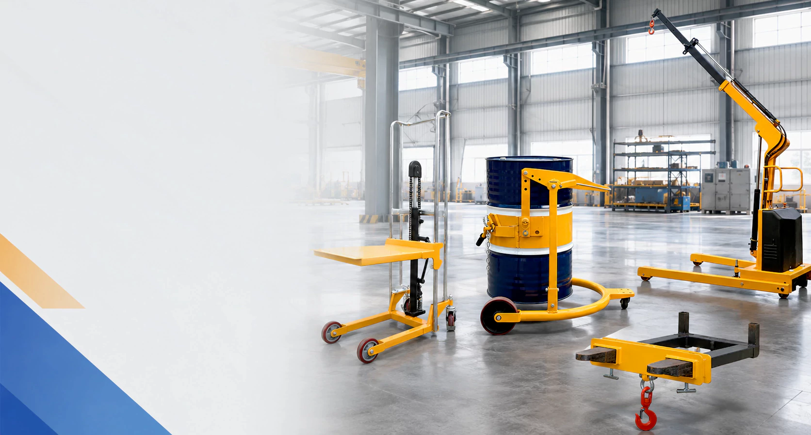 All-Electric Mobile Floor Crane with Rotating Boom
