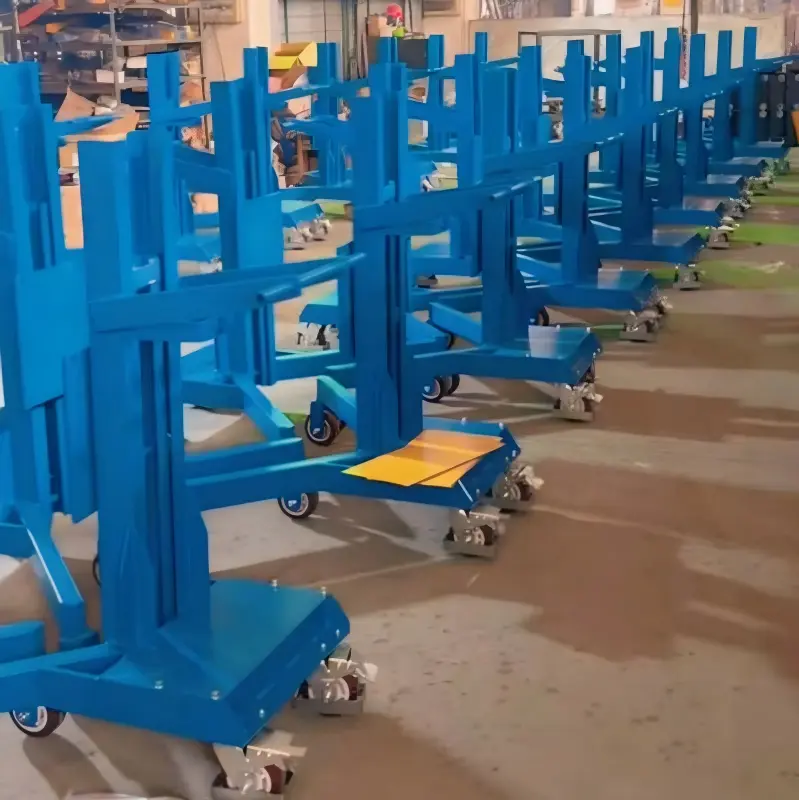 semi electric pallet stacker