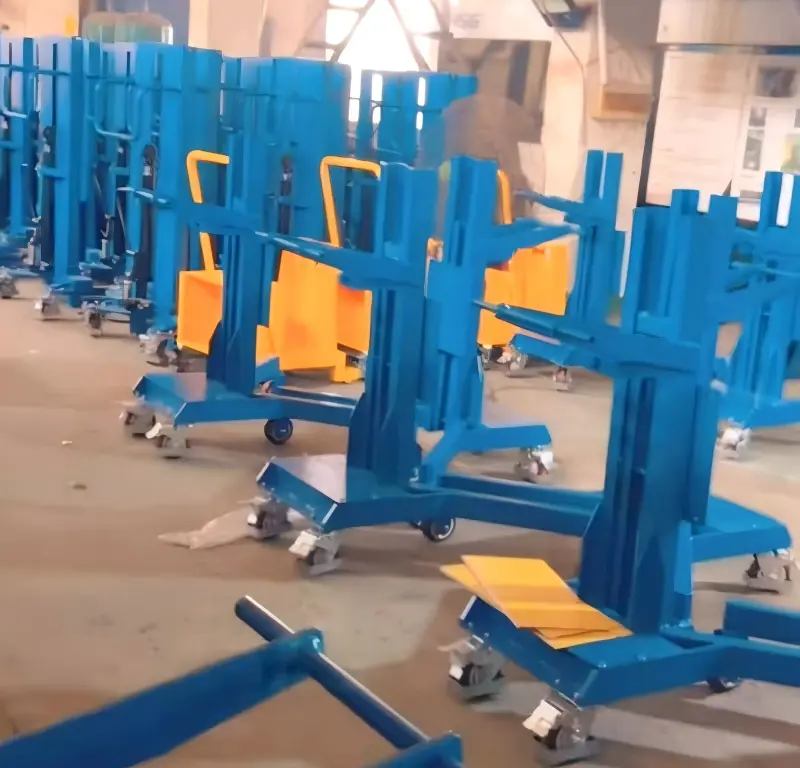 semi electric pallet stacker