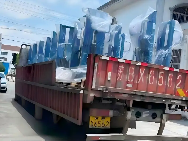 semi electric pallet stacker