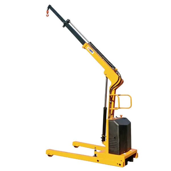 YLD01 Semi-Electric Mobile Floor Crane with Telescopic Boom