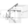All-Electric Mobile Floor Crane with Rotating Boom