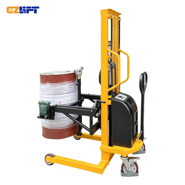 Semi-Electric Drum Tilting Dumper